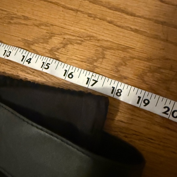 NWT Black high waisted belted Wide Leg trousers size M - Picture 9 of 13